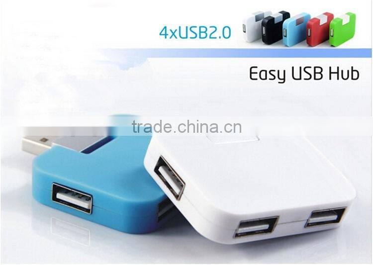 Computer square 4 port usb 2.0 hub