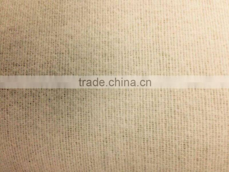 upholstery leather with brushed backing fabric