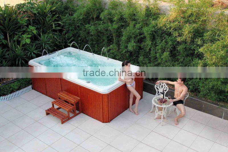 MEXDA Aristeach acrylic pool ,fiberglass swimming pool, large outdoor spa pool WS-S38(CE,SAA,ETL,TUV,SUV,ISO)