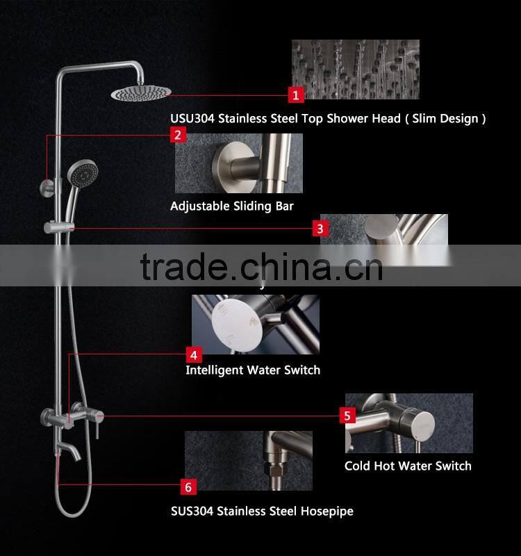 Popullar saveing water bath shower mixer with hand shower