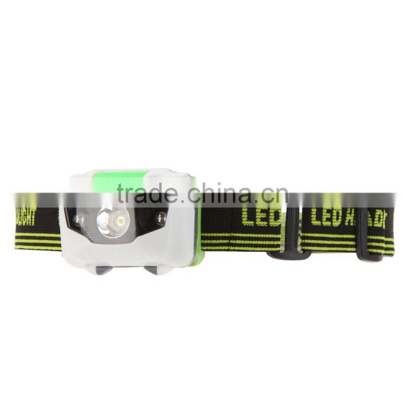 LED Headlight super bright 3W Ultra Bright 2 White Headlamp 3 Modes waterproof head lamp for Outdoor caming or caving
