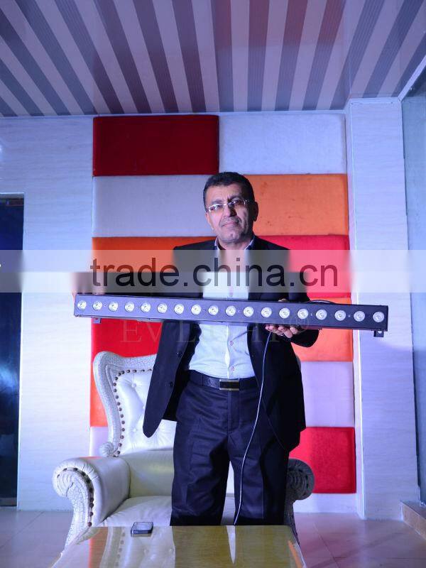 Indoor wall bar light 18x10w RGBW four in one led with each pixel control