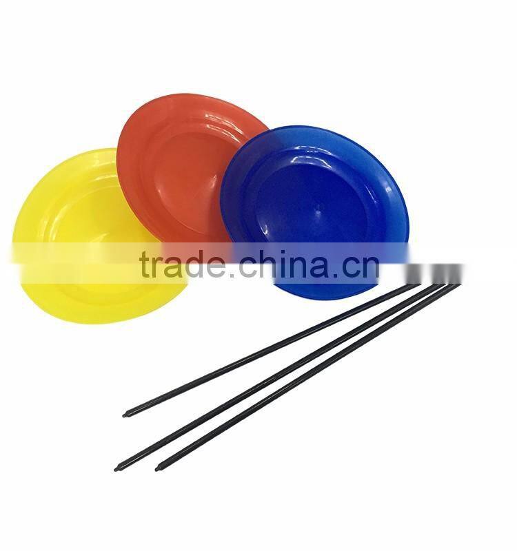 Juggle Plates With Stick For Sport Training Equipment