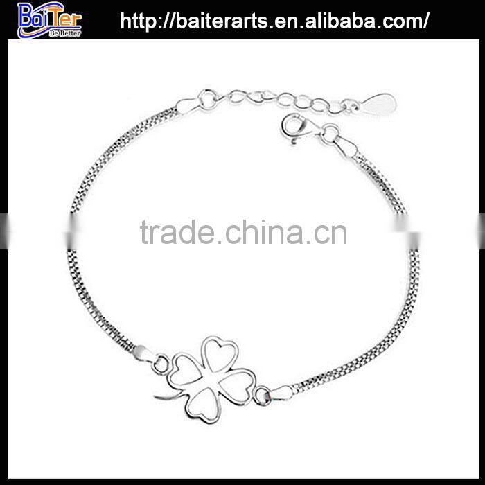 Custom Fashion Rose Gold Initial Cuff Bracelet 925 Sterling Silver Gold Initial Bangle Bracelet