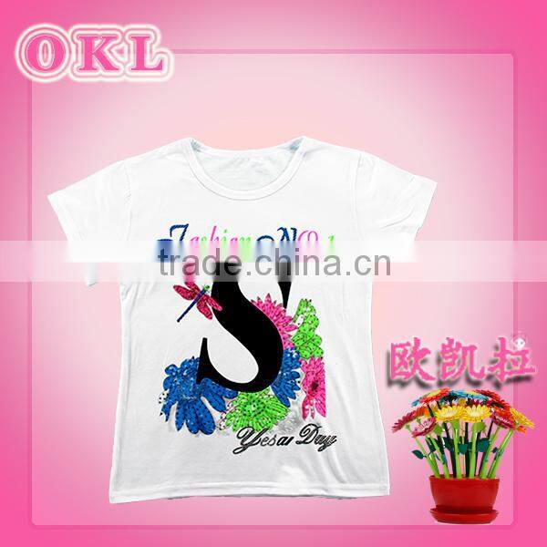 Cixi new arrival fashionable cute whole baby girls t shirt