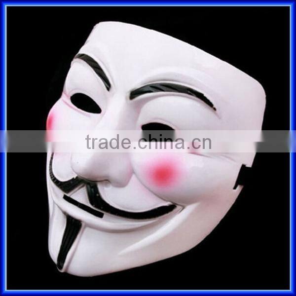 Hot anonymous resin V for vendetta mask for adult costume cosplay, odor eliminating masquerade masks halloween party masks