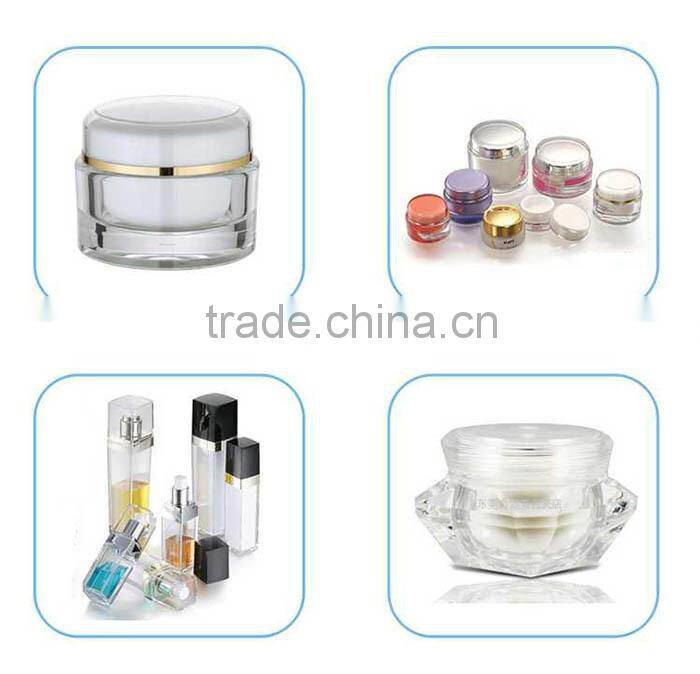 15g round acrylic cosmetic jar silk feel touch
