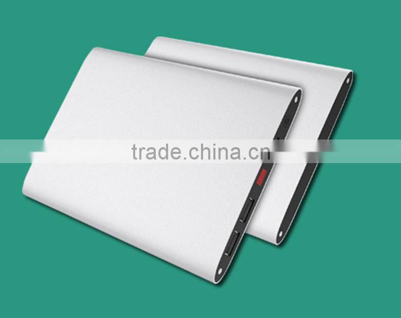 Dual USB Port 2.1a & 1a External Mobile 20000mAh Ultra-slim Power Bank