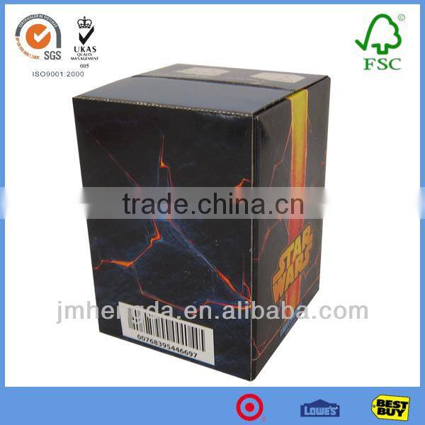 Corrugated Paper Fashion Design Standard Packing Box Sizes For Sale