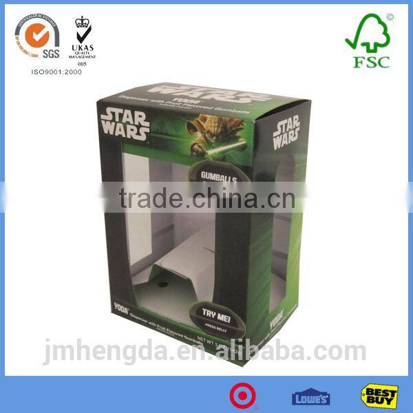 Easy Set-up Display Customized Corrugated Box With Window