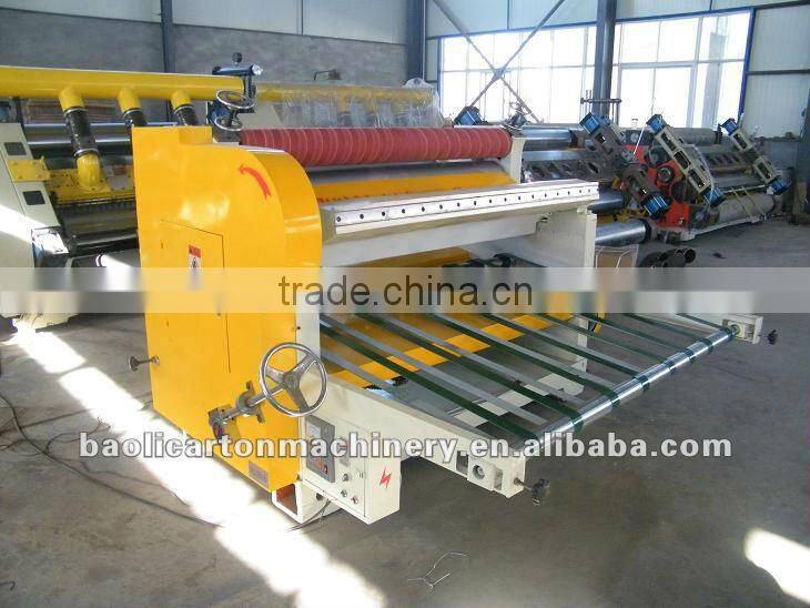 Latest product energy saving machine corrugated single facer & mill roll stand & paper cutting machine