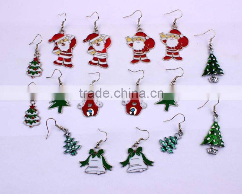 santa earring Christmas Gift santa claus wholesale earring 2015