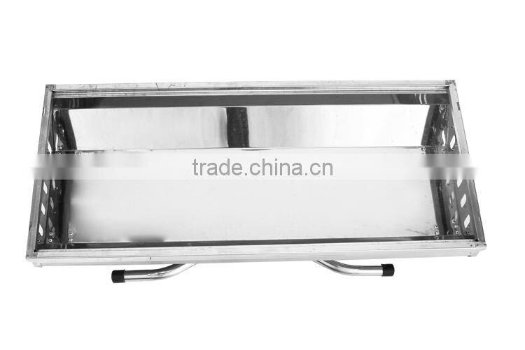 For camping used Good QualityOutdoor Stainless Steel Foldable charcoal bbq grill