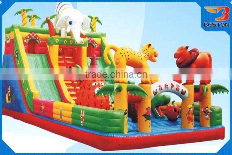 funny inflatable water slide amusement park for kid games