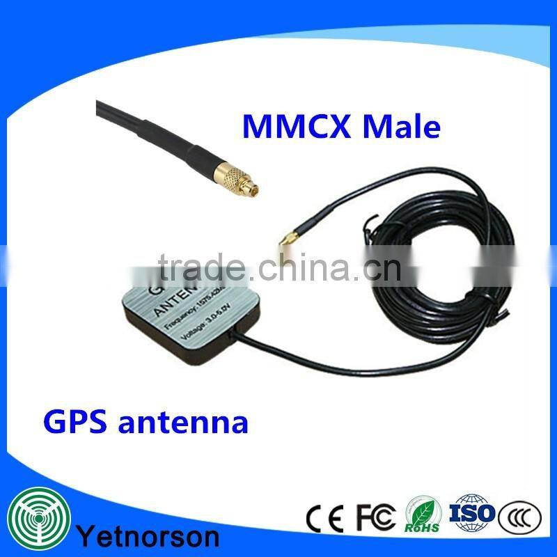 Car antenna Active external GPS antenna with MMCX Connector with amplifier 28dbi