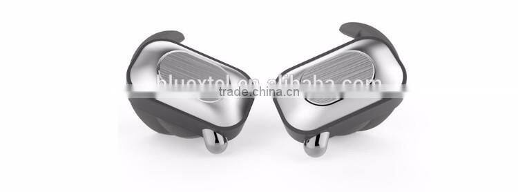 2016 New Updated sports style true wireless stereo bluetooth earphones true wireless without any wire and stereo music playing