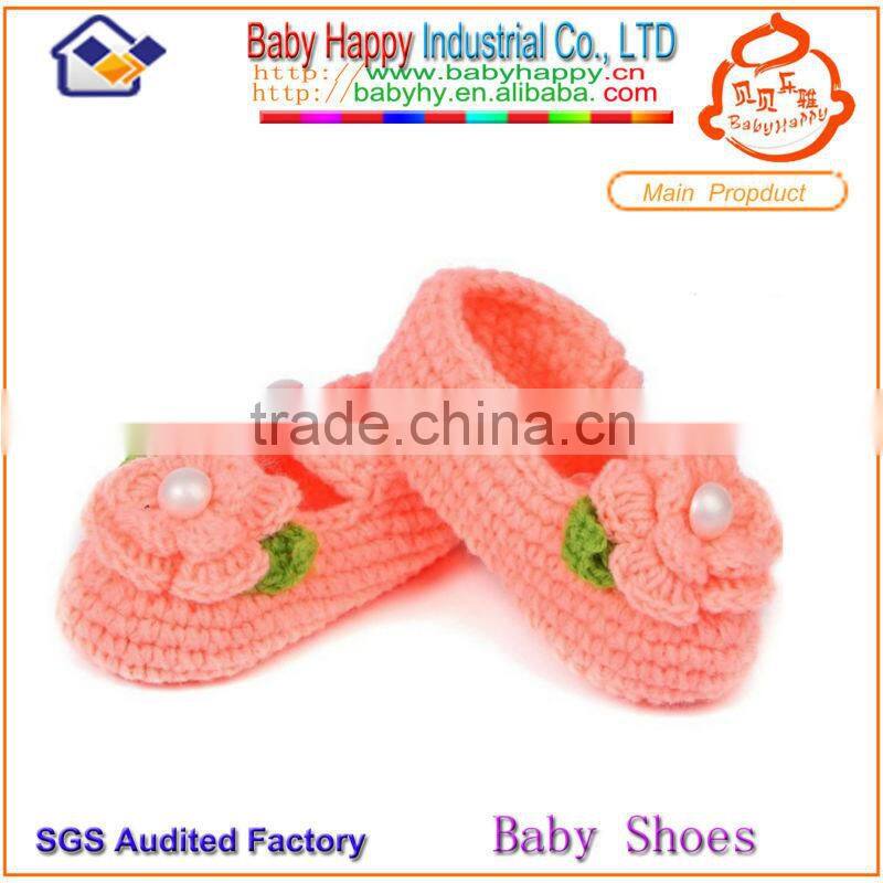 Dress hand crochet cute baby shoes