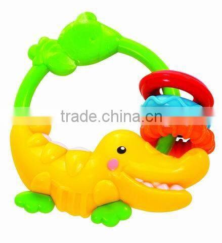 Kid Gift Musical Instrument Colorful Plastic Rattle Shaker Bell Ring Ball Toy Baby Kids Educational Gift Hand toy