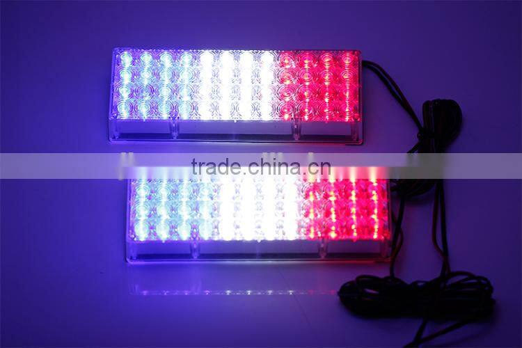 Good quality 12V 8W Police Lamp Led Flash Light Red Blue Color Warning Light with Controller Box