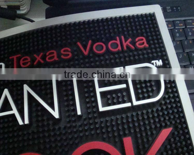promotion 3D embossed bar mat
