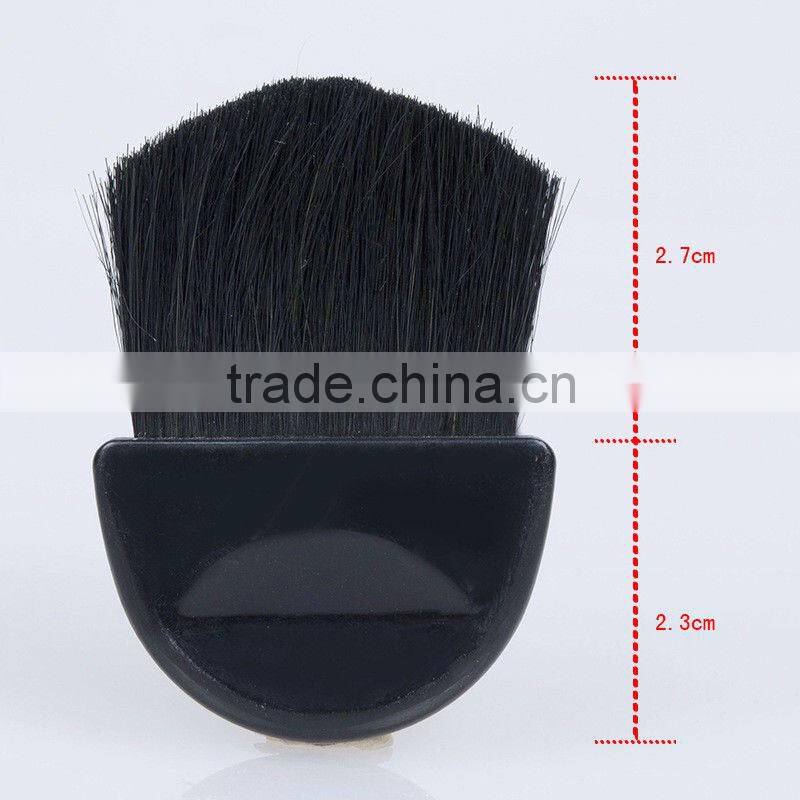 pony hair blush brush,small plastic handle makeup tools for promotion