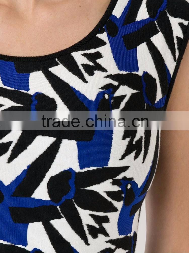 Fashion autumn ladies american office dress, beautiful sleeveless dress