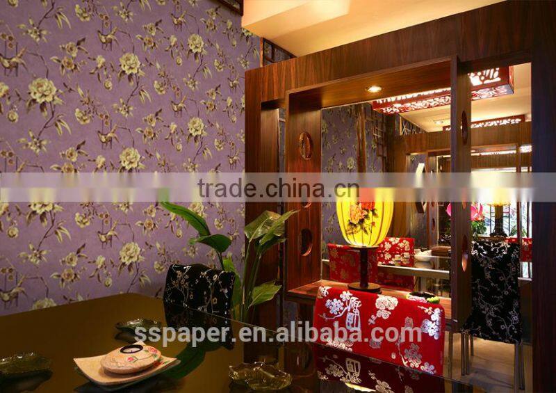 water-proof wallpaper 3d embossed wallpaper