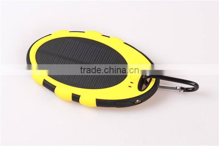 solar power bank 4000mah polymer portable cell