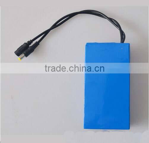 Led strip battery pack 12v 10ah for LED light/panel&Camera/IP Camera