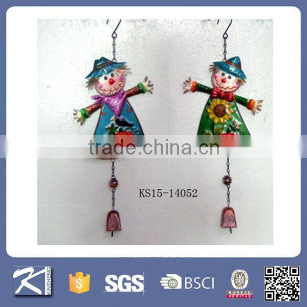 Colorful metal butterfly wind chime for sale