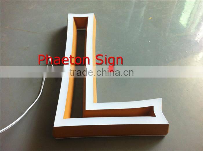 custom made business logo led sign/mini led sign for advertising