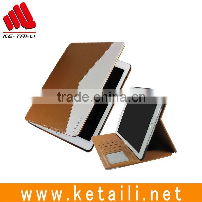 Hot selling pu leather protective case cover for iPad air tablet