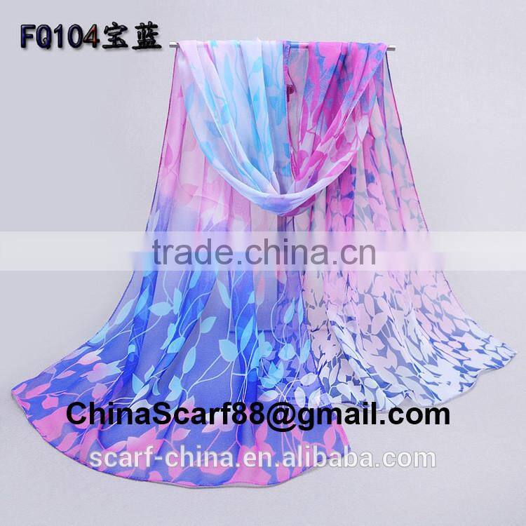 Wholesale chiffon silk scarf