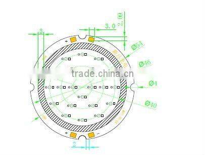 585-595nm cob led module