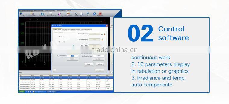 Keyland AAA AAB AM1.5 xenon lamp solar simulator solar cell sorting machine