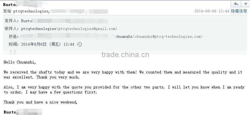 chrome coating internal threaded steel mechanical bush and mechanical sleeve