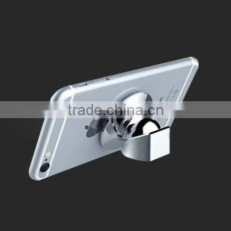 New design metal magnetic car phone holder with strong magnet disk