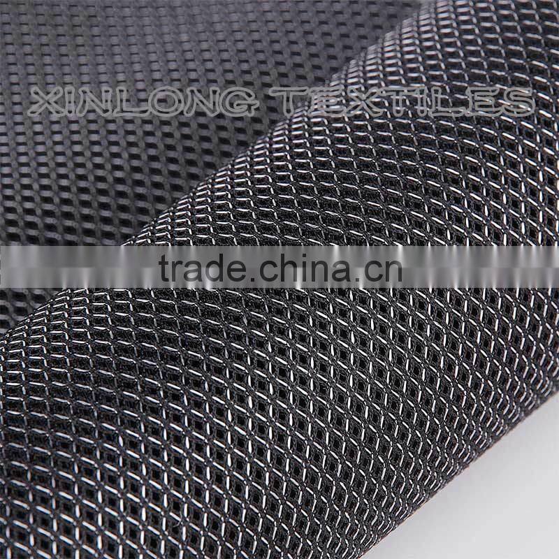 Pattern rayon air sandwich mesh sports wear fabric