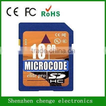 2GB class10 sd memory card for high definition electronics products