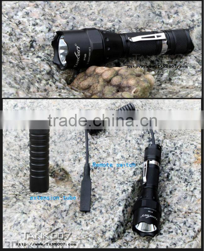 tank007 Tactical use 1000 lumens led torch for Military use led flashlight