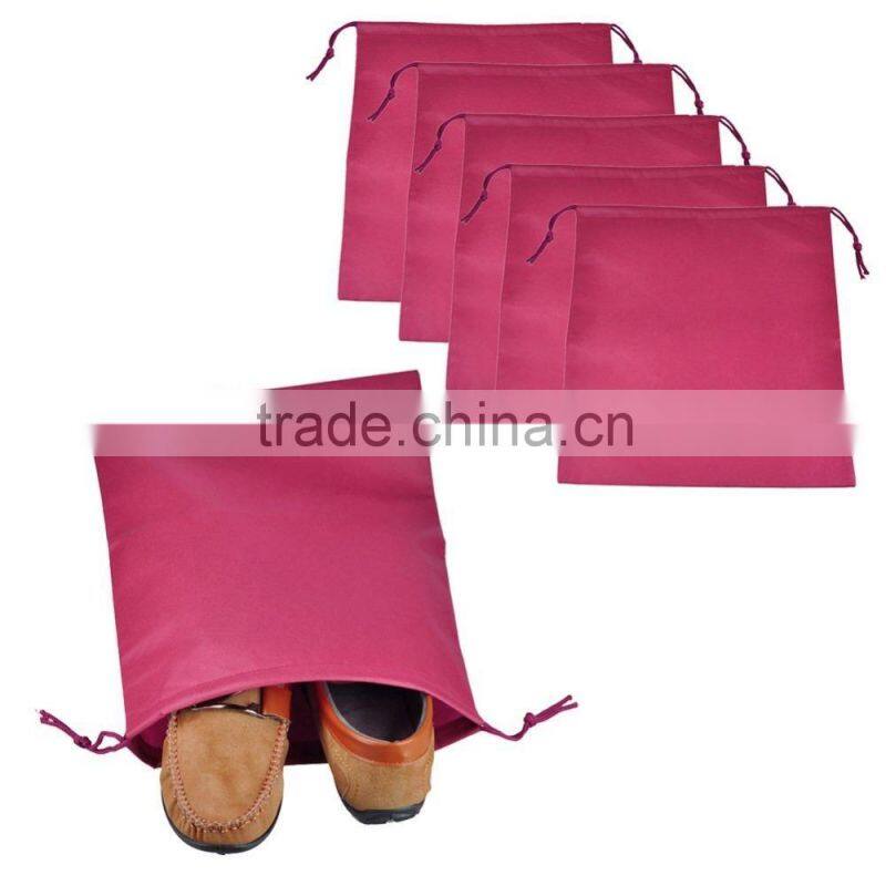 Fashionable portable pull double rope of shoes dust bag