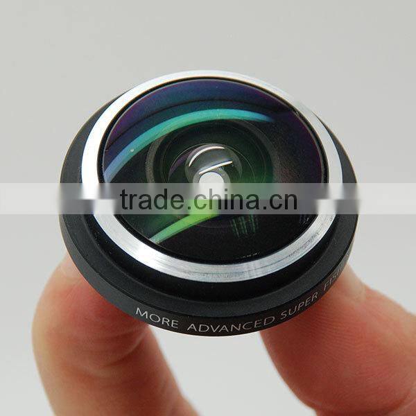 New circle clip 235 degree super fisheye lens for Samsung s6 accessory