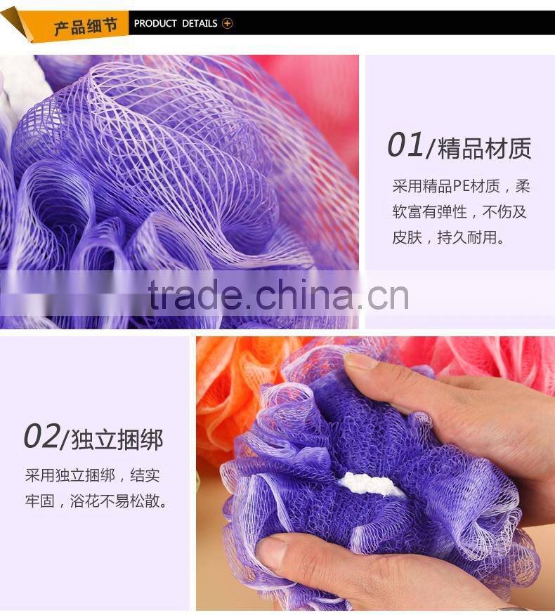 Hotel disposable net printed bath sponge