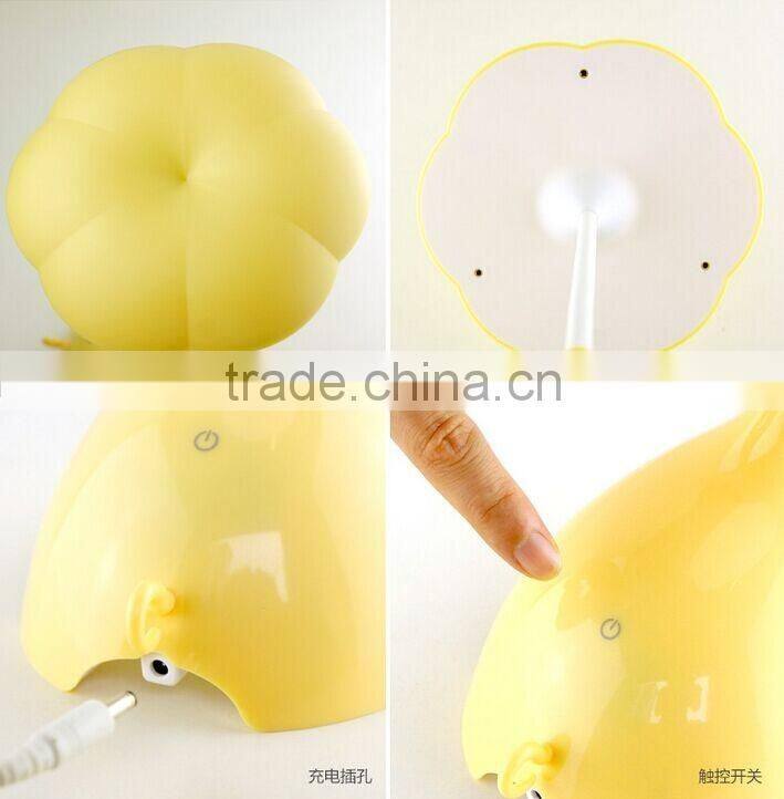 plastic sleep light lovely elephant led light engry save desk lamp bed lamp