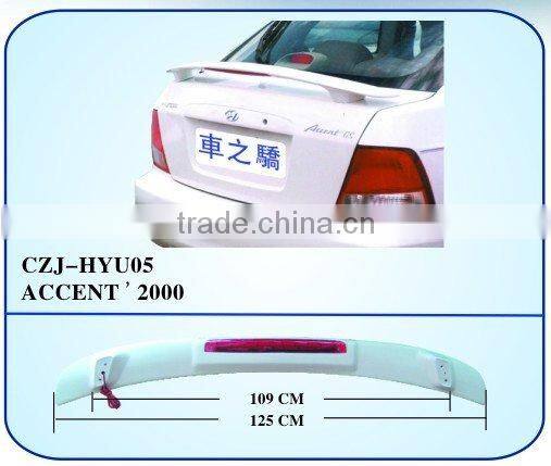 abs car rear spoiler for Hyundai ACCENT 2000