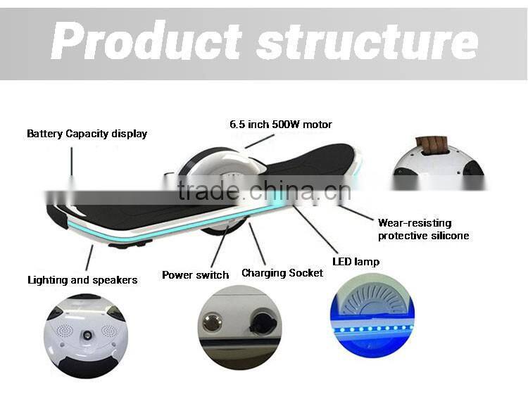 New Design Flash Led Light Electric Skateboard One Wheel Self Balancing Electric Unicycle Scooter