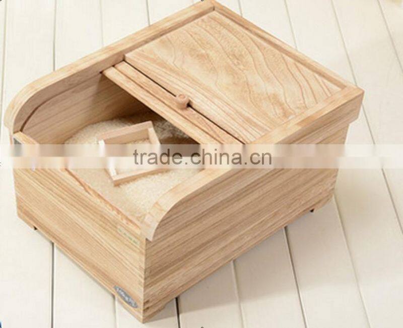 Japanese household cheap wood rice box