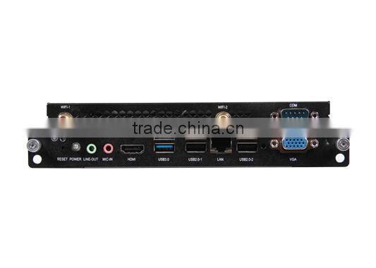 Intel H81 lga1150 haswell platform i3/i5/i7 OPS mini pc DC 12v