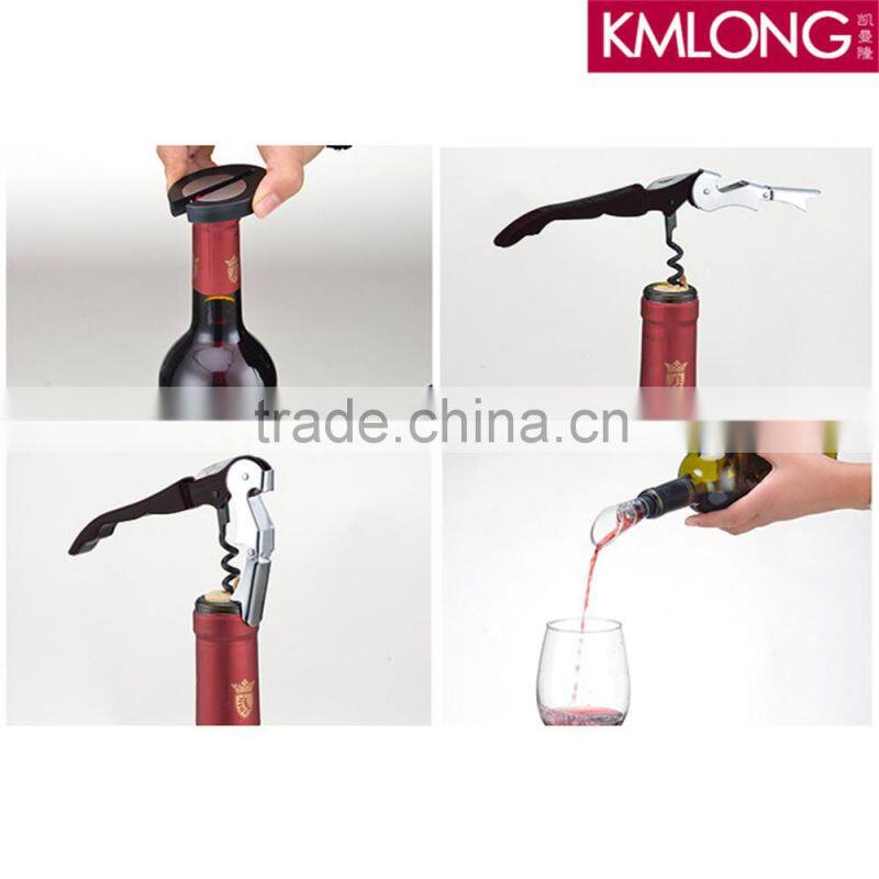 Silver stainless steal seahorse corkscrew