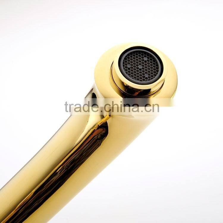 Sanitary ware kitchen basin sink faucet brushed kitchen faucet/finish gold kitchen faucet